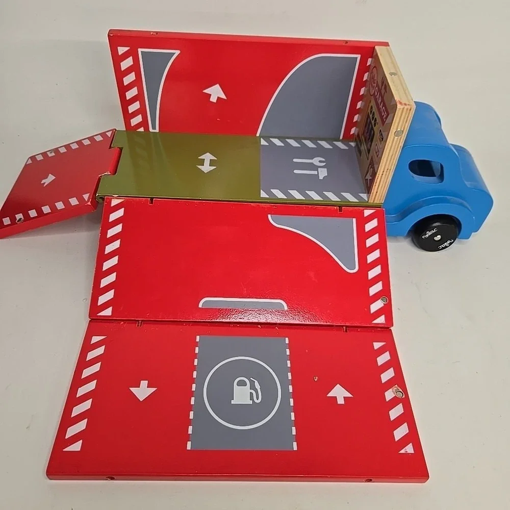 VILAC TOY WOODEN BOX TRUCK Vilac Garage‎